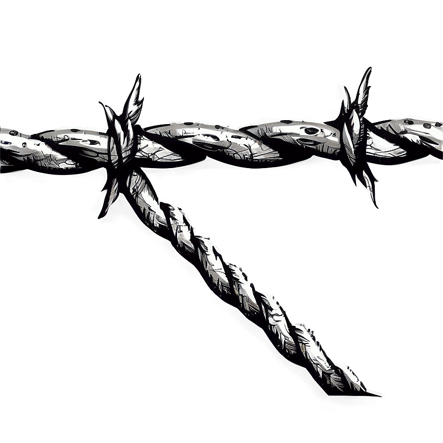 Barbed Wire Art Png Eho4