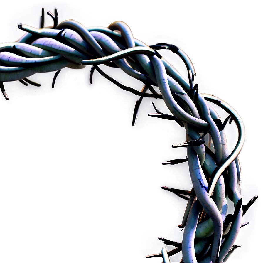 Barbed Wire Curve Png Lrs