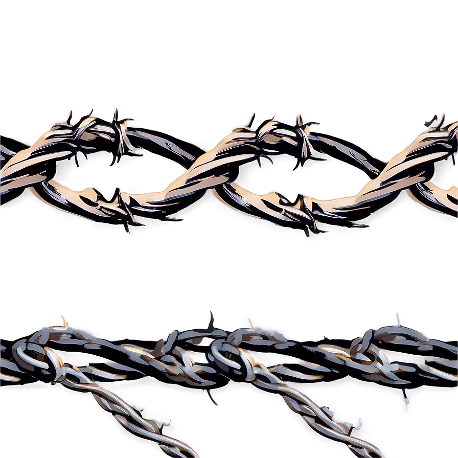 Barbed Wire Design Png 81