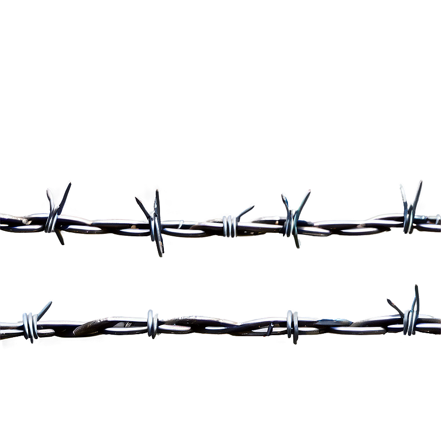 Barbed Wire Fence Border Png 31