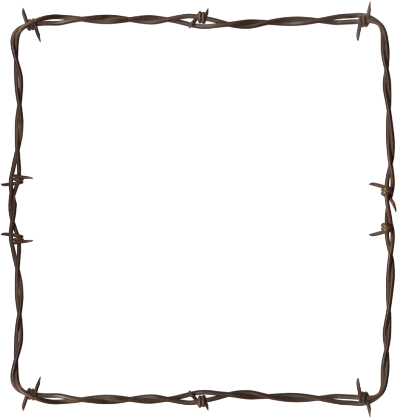 Barbwire Png Image - Clip Art Barbed Wire Frame, Transparent Png PNG image with a transparent background, free high-resolution download