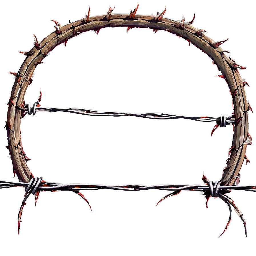 Barbed Wire Frame Png Sts