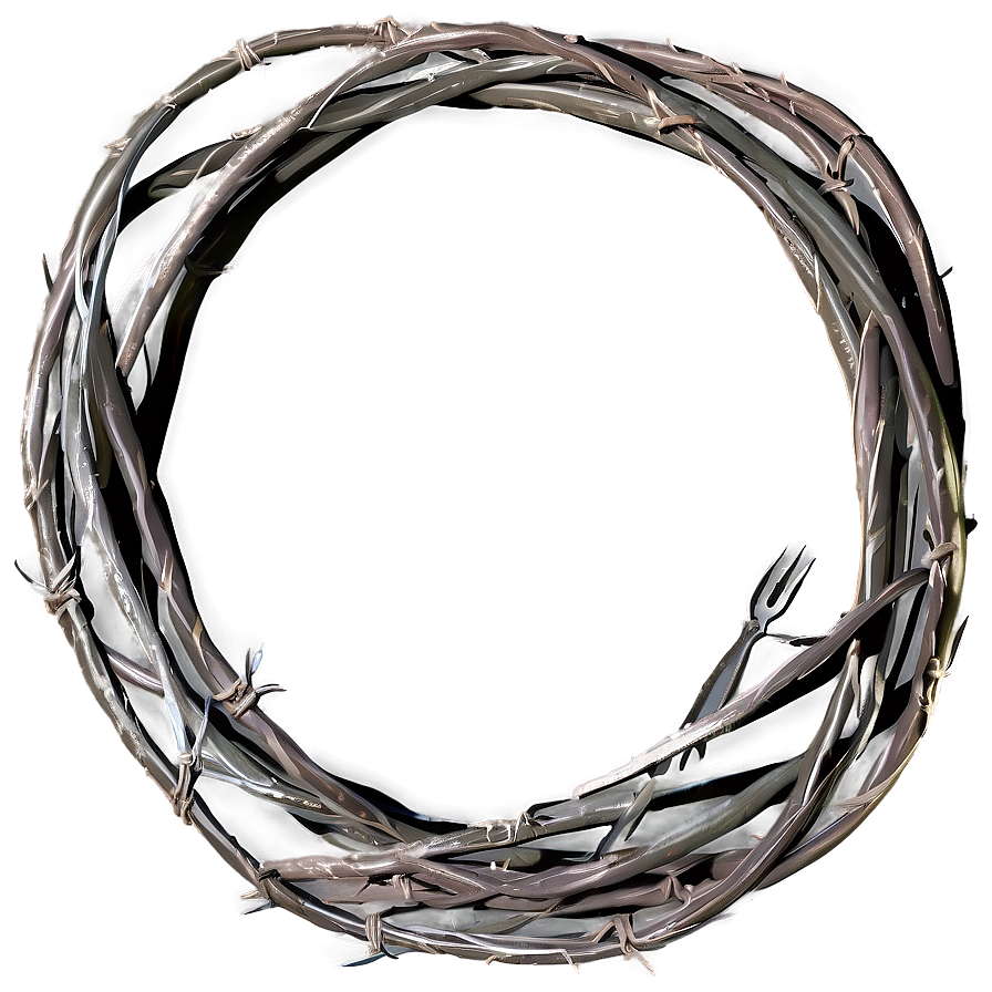 Barbed Wire Frame Png Wdt