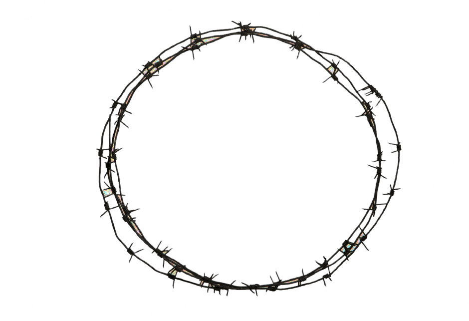 Barbwire Png - Barbed Wire Circle Clipart, Transparent Png PNG image with a transparent background, free high-resolution download