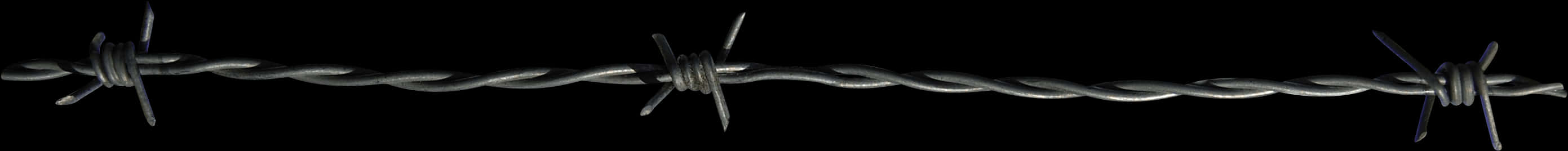 Barbed Wire Security Fence PNG with transparent background