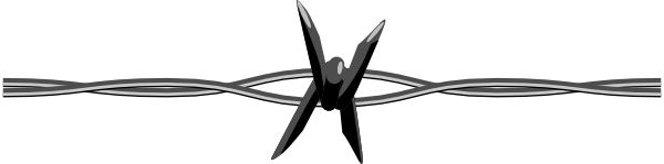 Barbed Wire Silhouette PNG image with a transparent background, free high-resolution download