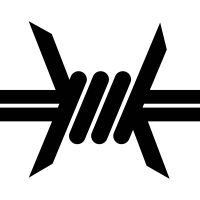 Barbed Wire Silhouette PNG image with a transparent background, free high-resolution download