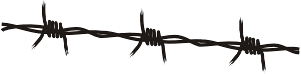 Barbed Wire Silhouette PNG image with a transparent background, free high-resolution download