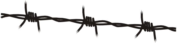 Barbed Wire Silhouette PNG image with a transparent background, free high-resolution download