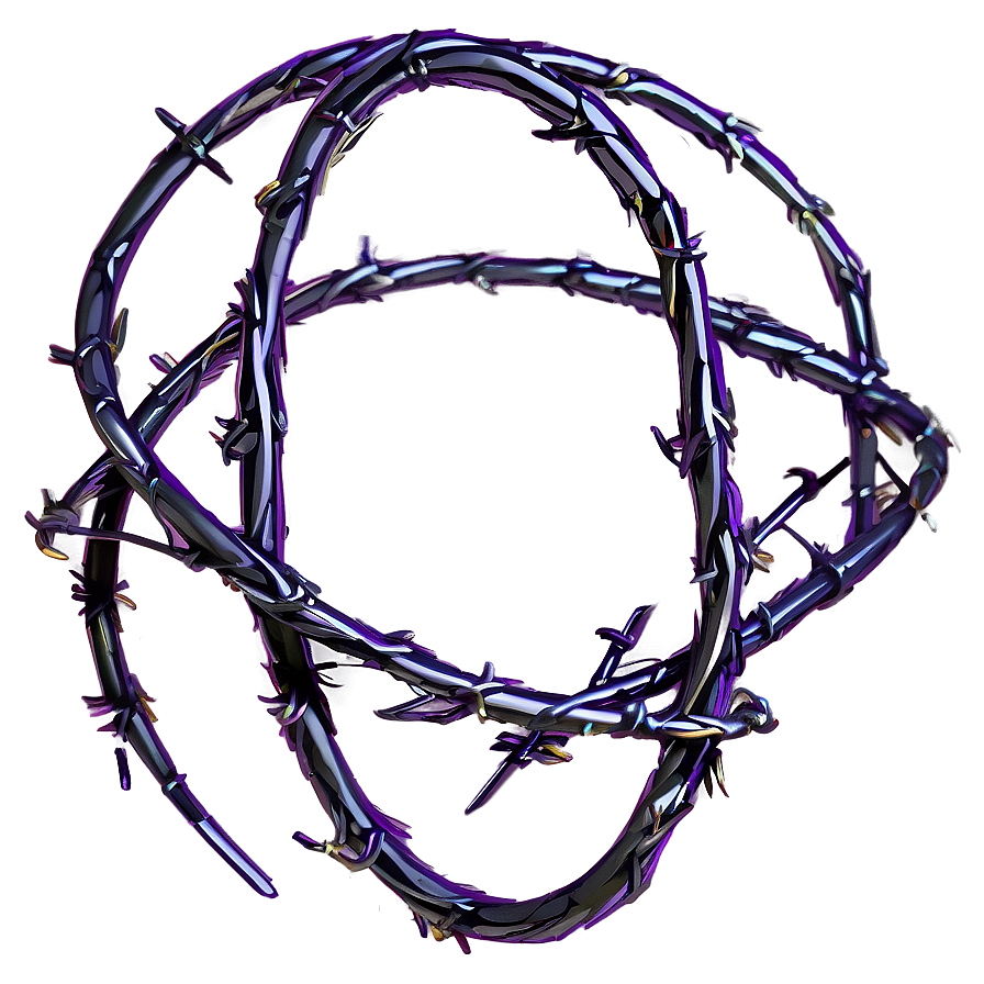 Barbed Wire Swirl Png Skd