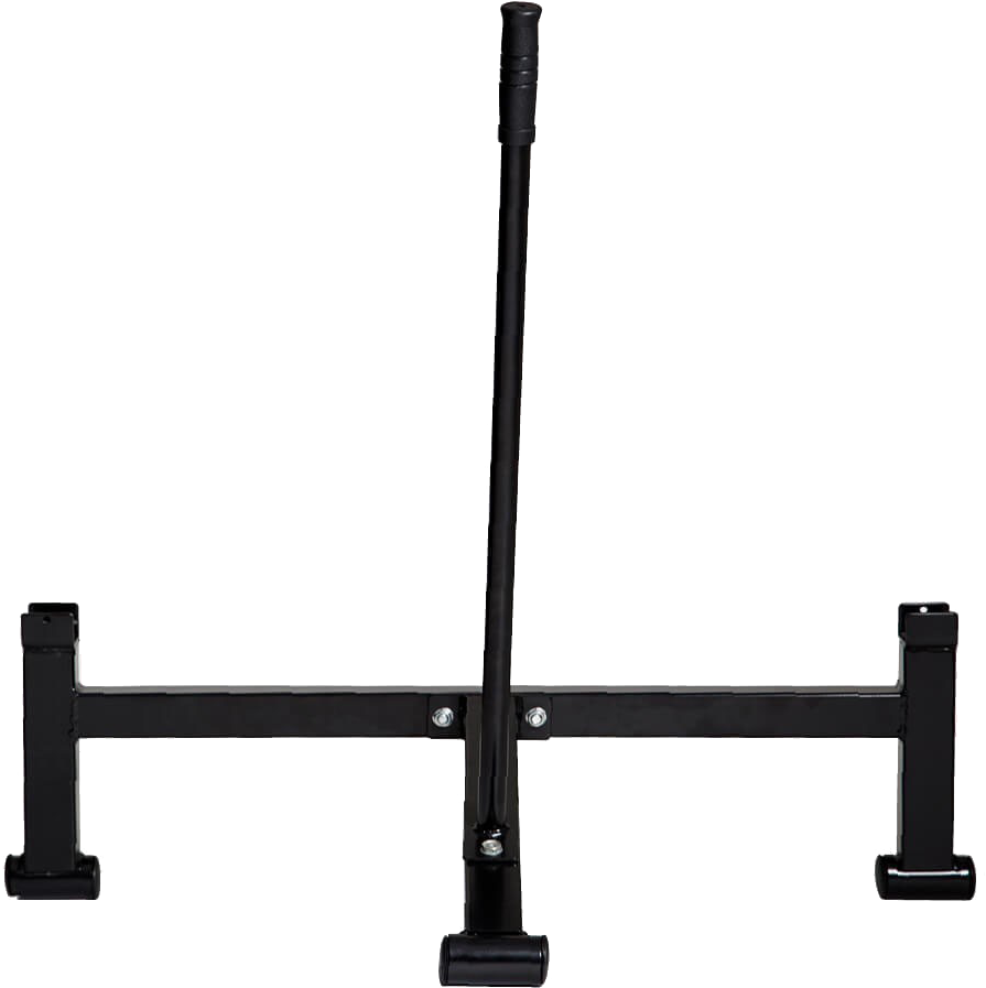 Barbell Without Weights Top View