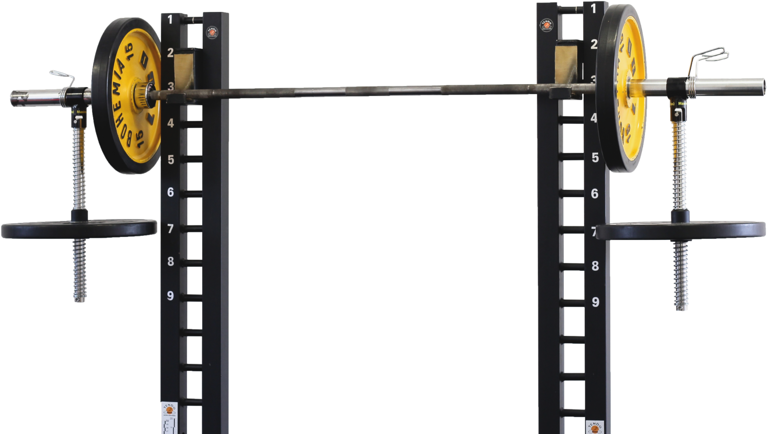 Barbellon Squat Rack PNG with transparent background