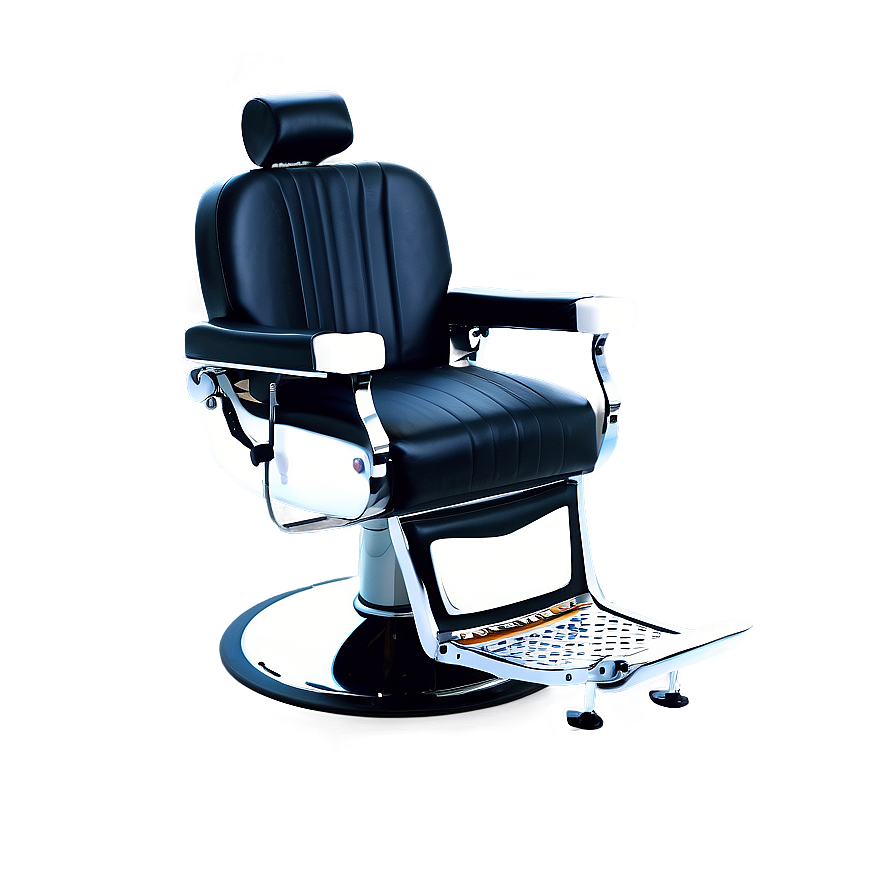 Barber Chair With Armrests Png 06282024