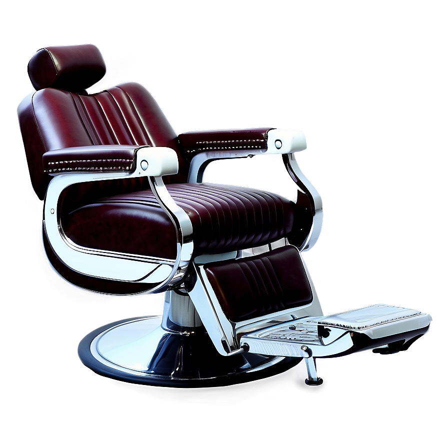 Barber Chair With Footrest Png Qug18