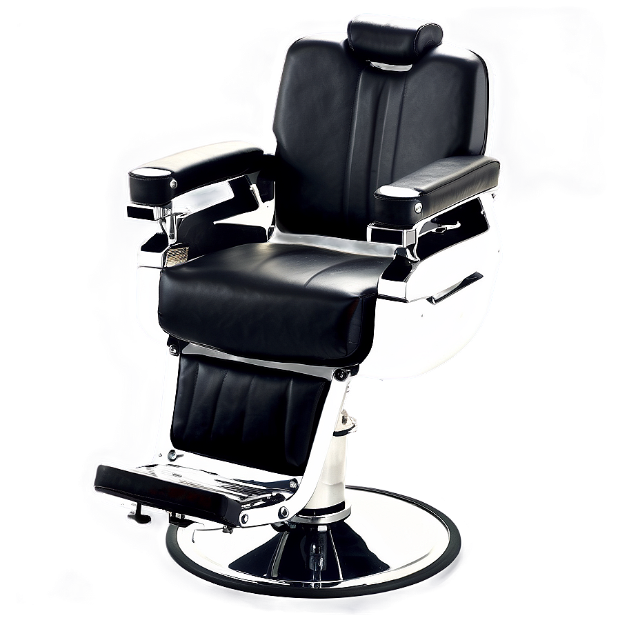 Barber Chair With Headrest Png Lcc