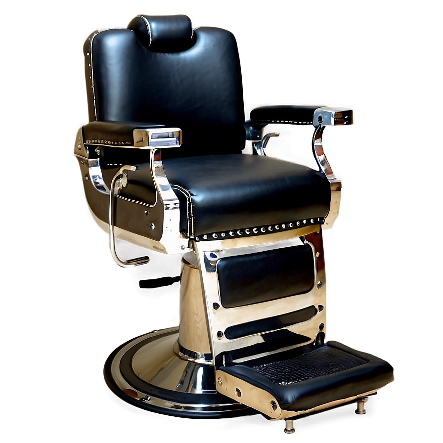 Barber Chair With Leather Finish Png Eus91