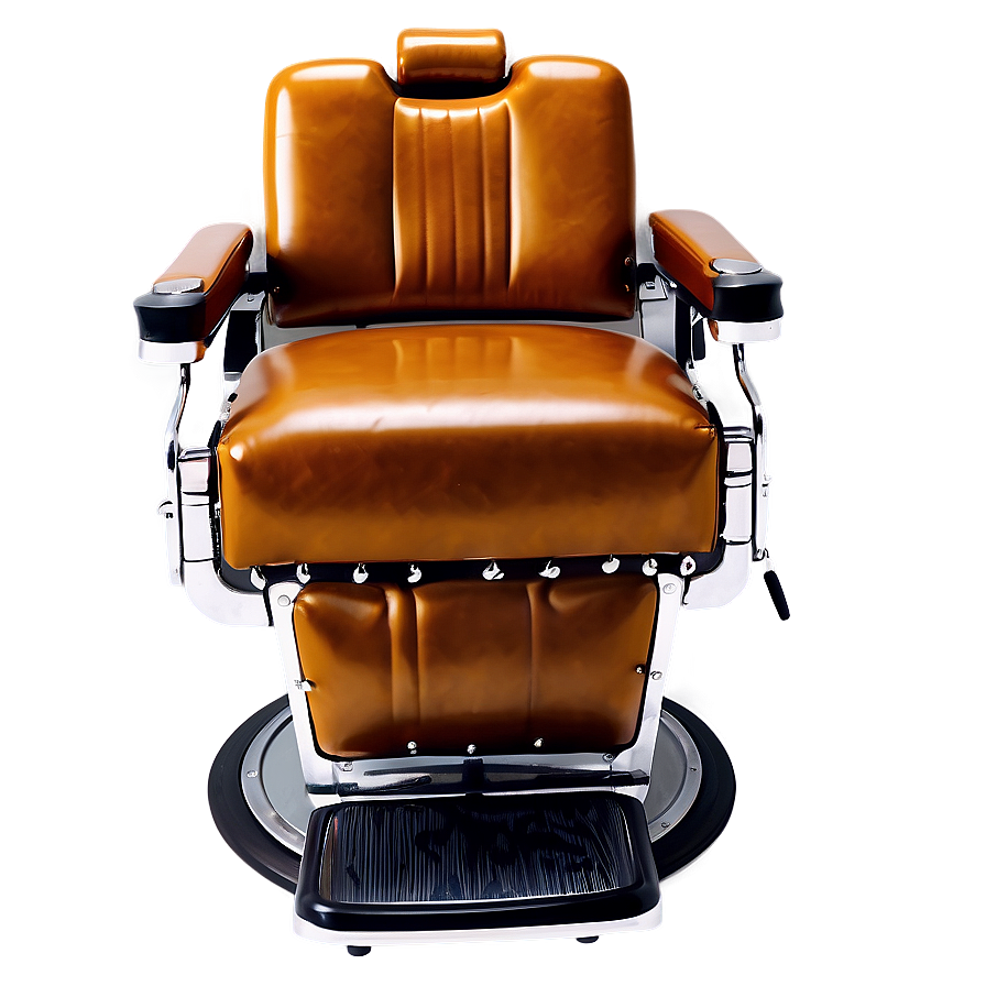 Barber Chair With Leather Finish Png Lpo41