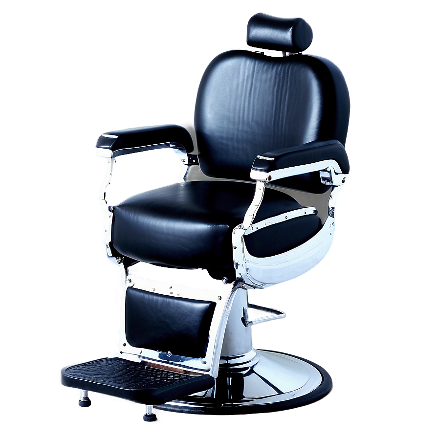 Barber Chair With Round Base Png 06282024