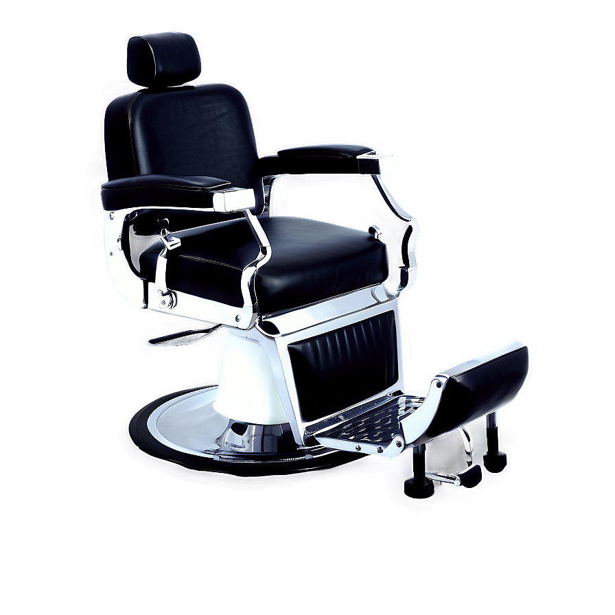 Barber Chair With Round Base Png Lek