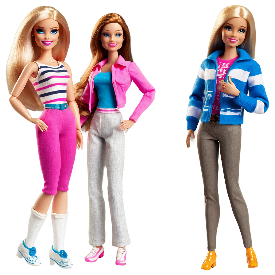 Barbie and Friends PNG tun80 PNG with transparent background