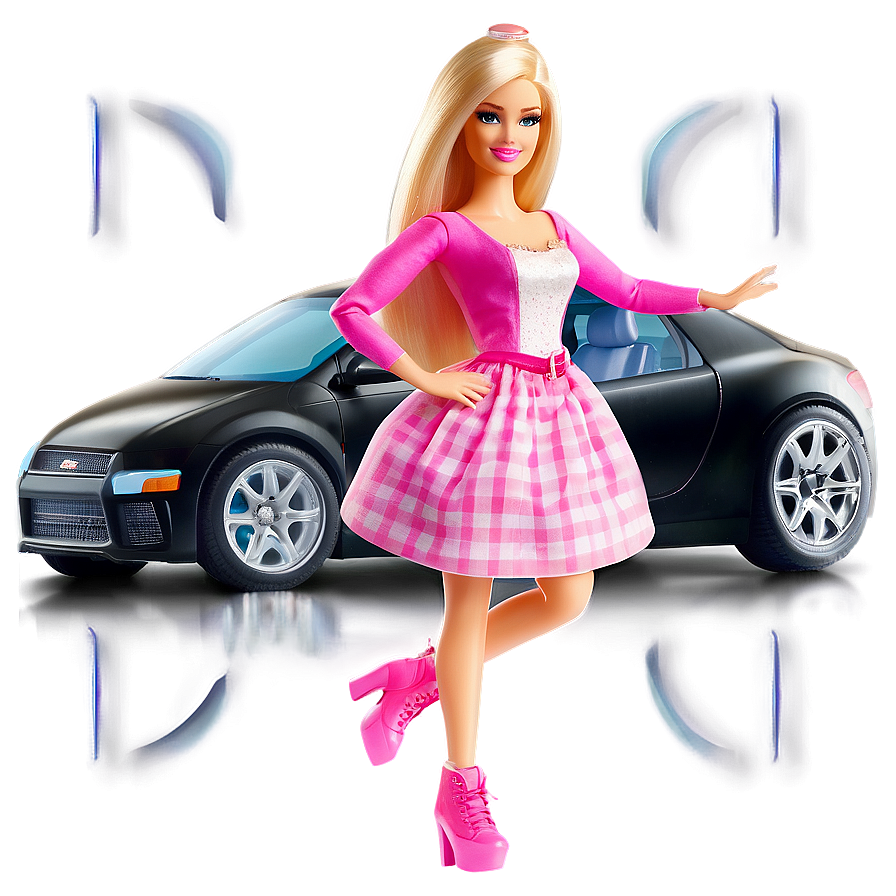 Barbie Car PNG nkm PNG with transparent background