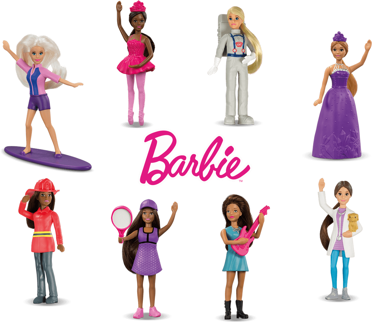 Barbie Dolls Collection Happy Meal Toys