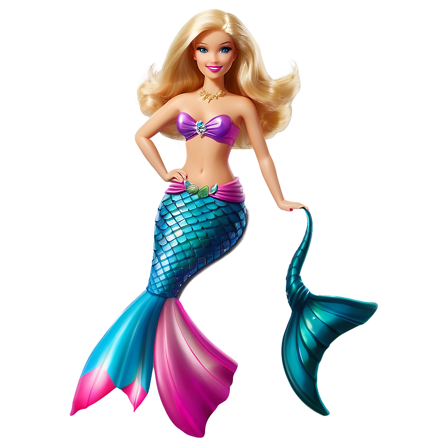 Barbie Mermaid PNG 05032024 PNG with transparent background