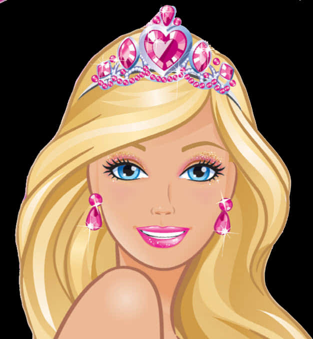 Barbie Princess Cartoon Portrait