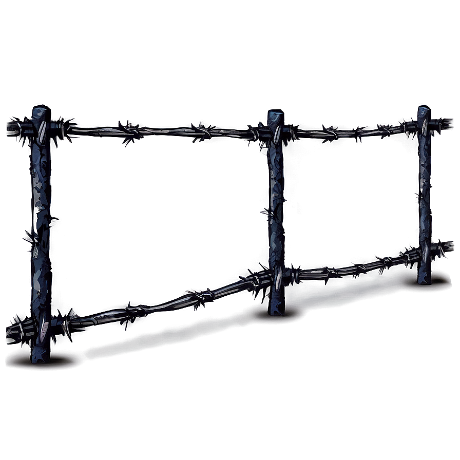 Barbwire Barrier Png 05252024