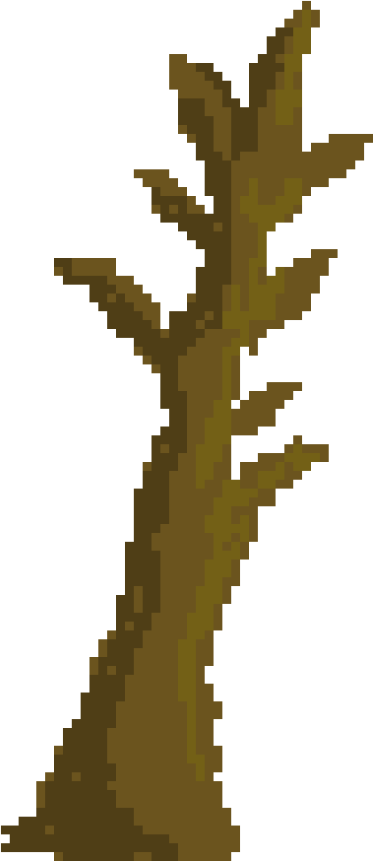 Pixel Art Tree Branch, HD Png Download PNG with transparent background