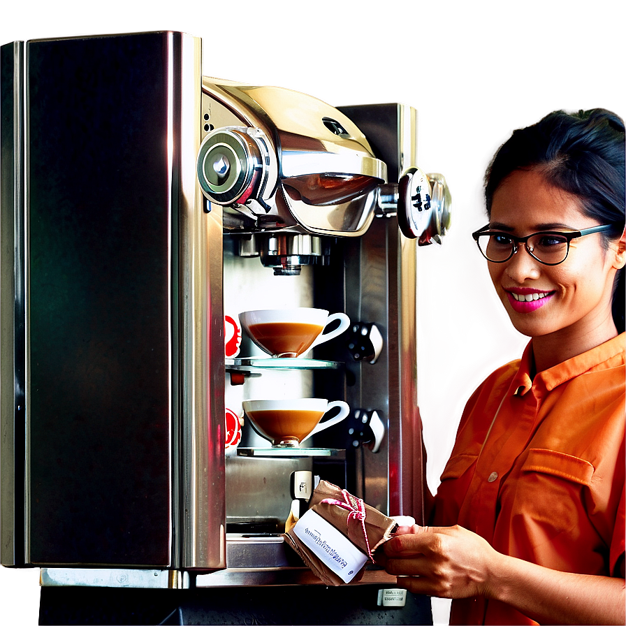 Barista Handcrafting Beverage Png Ojp82