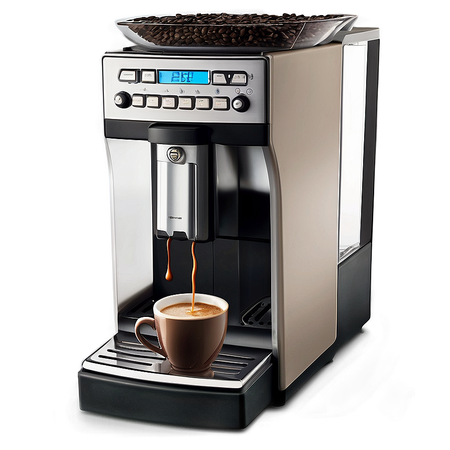 Barista With Coffee Machine Png Dtk3