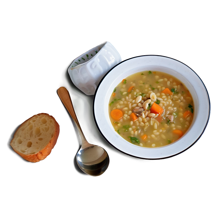 Barley Soup Nutritious Png 24