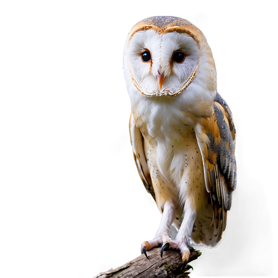 Barn Owl Looking Back Png Pfw83