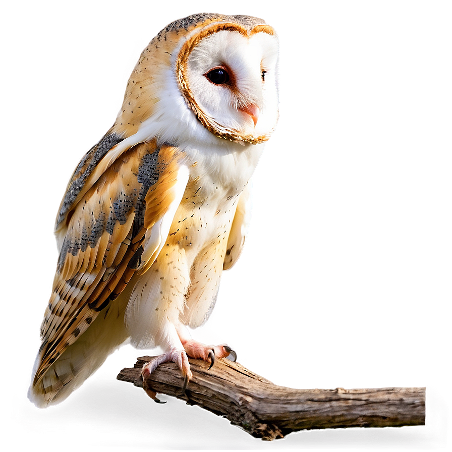 Barn Owl Perching Png 10