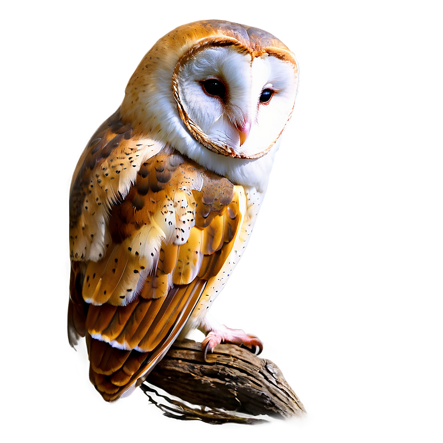 Barn Owl Resting Png 06252024