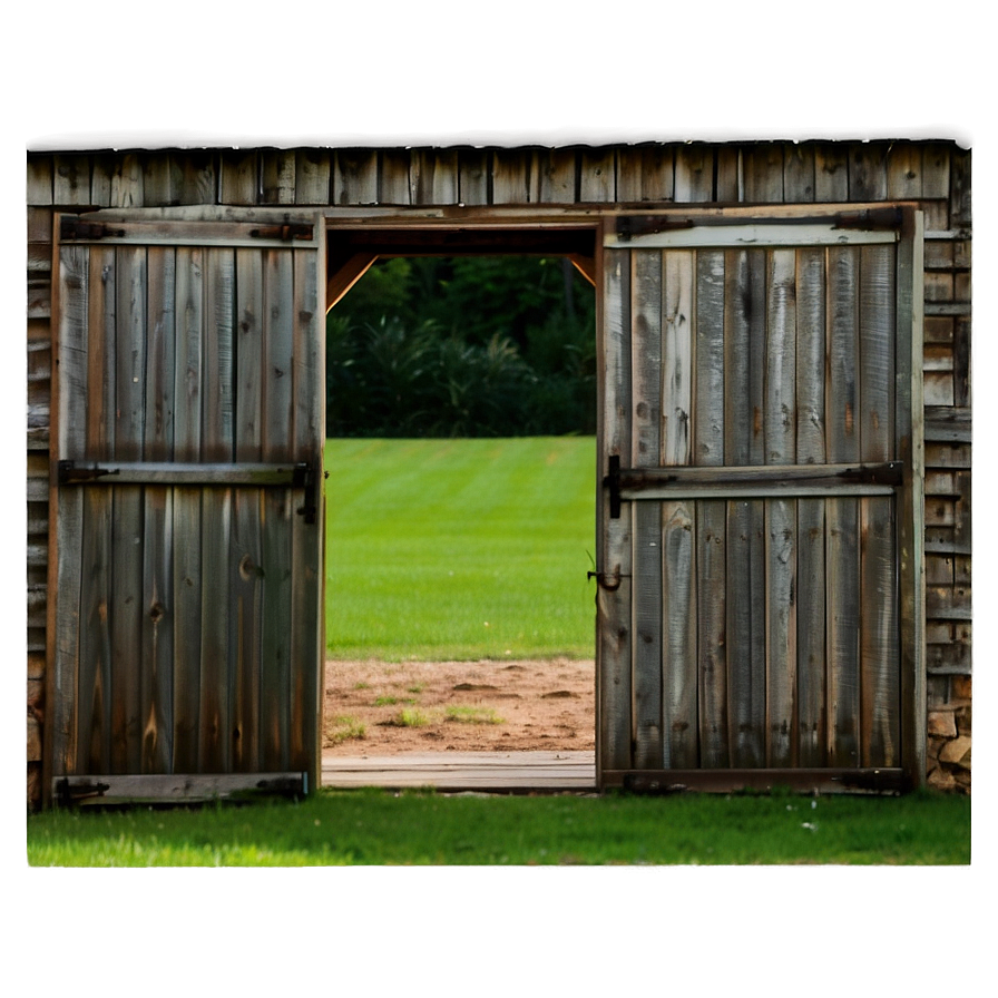 Barn With Open Doors Png Uim