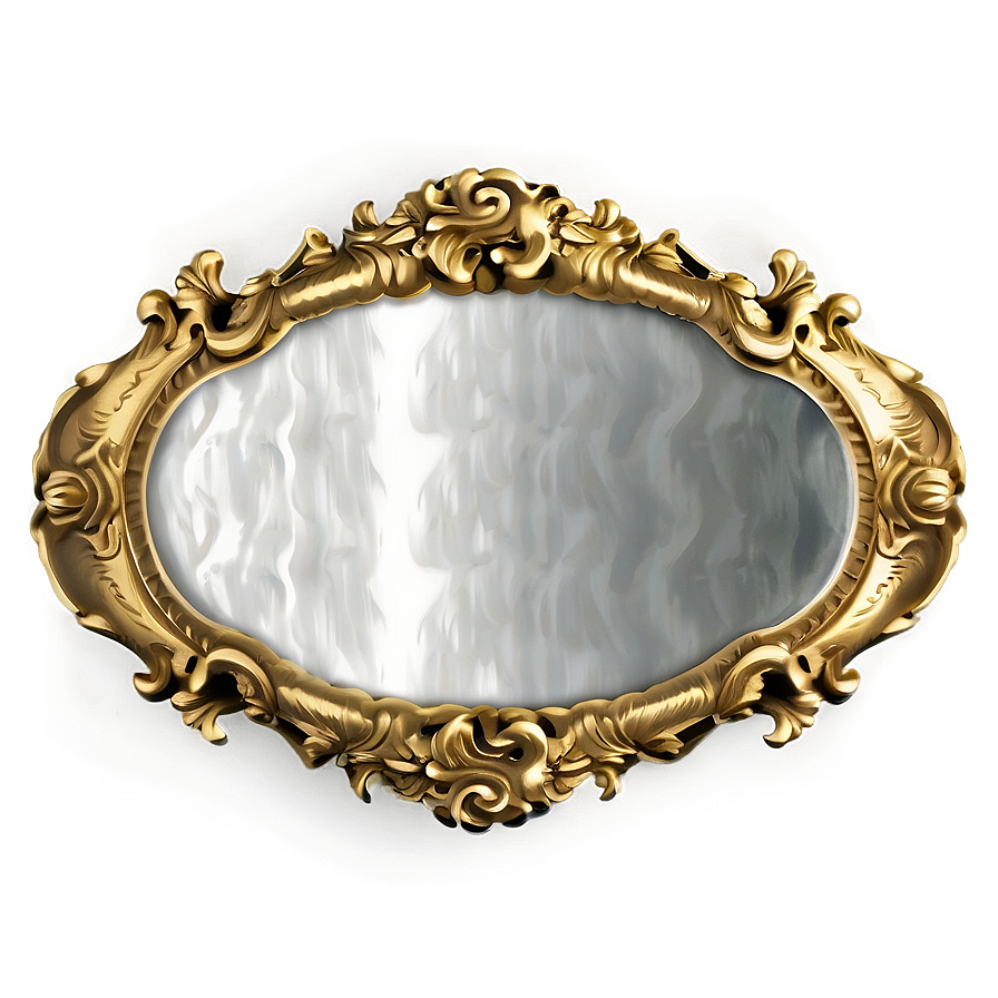 Baroque Gold Plate Png 48