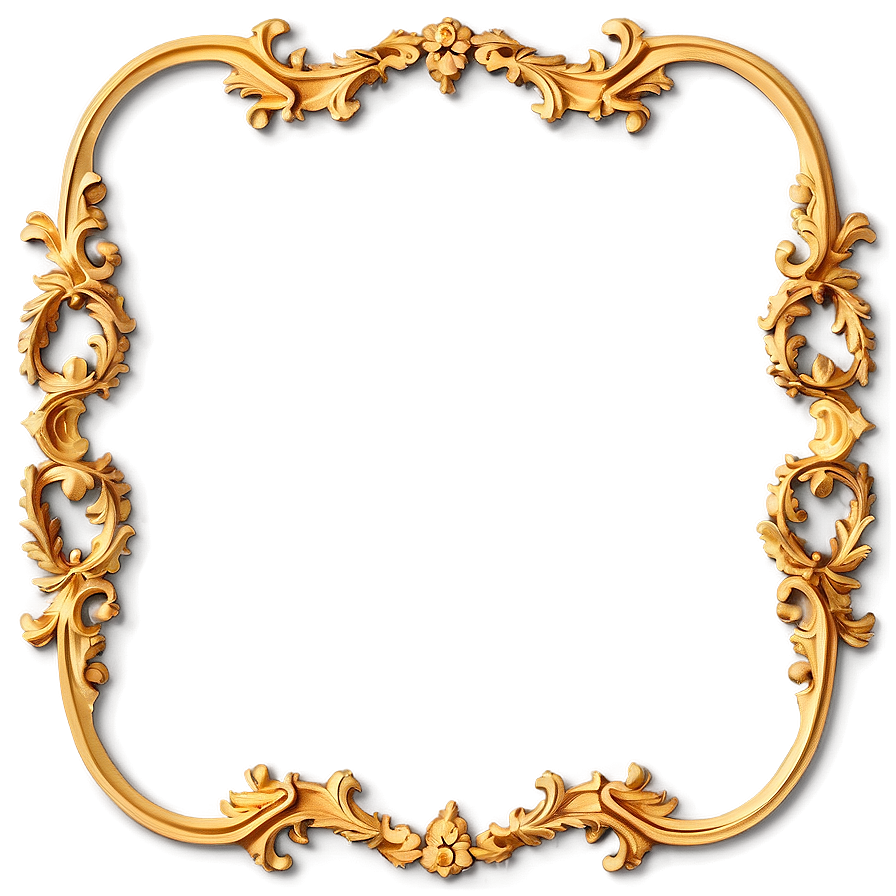 Baroque Gold Trim Png 06282024