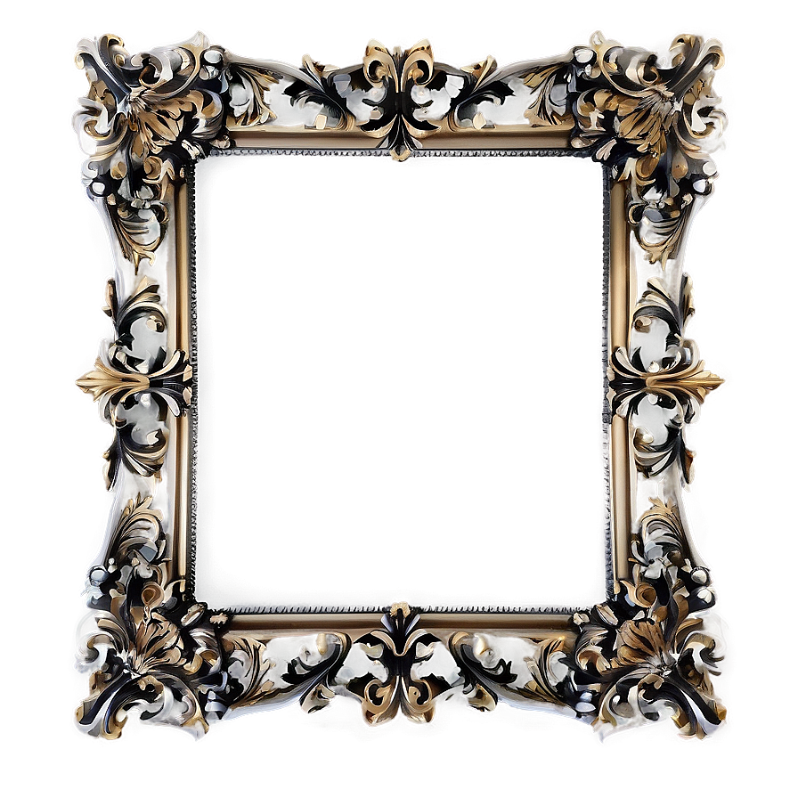 Baroque Gothic Frame Png Aca