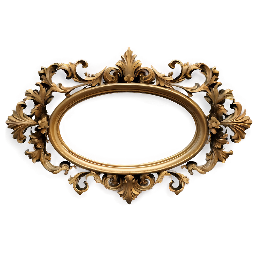 Baroque Photo Frame Png Ecw11