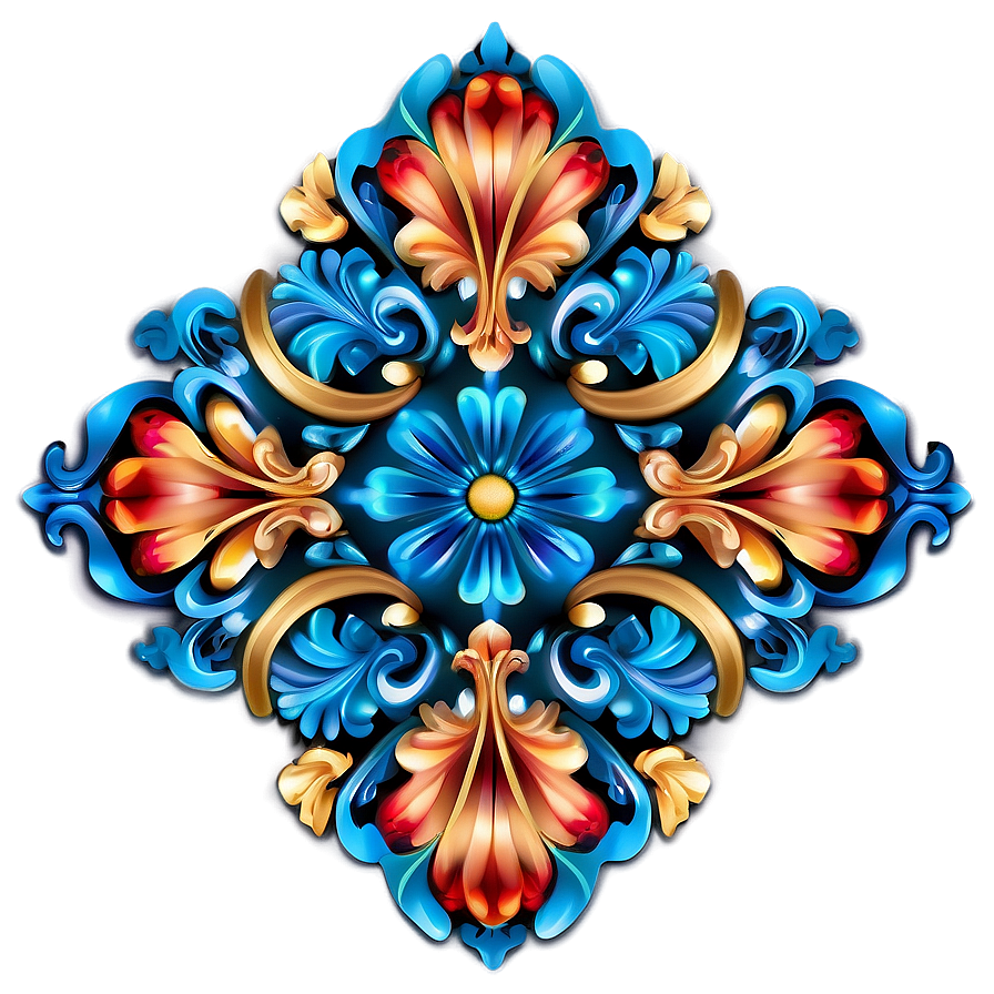 Baroque Style Filigree Png Sfd