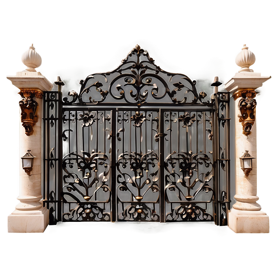 Baroque Style Gate Png 18