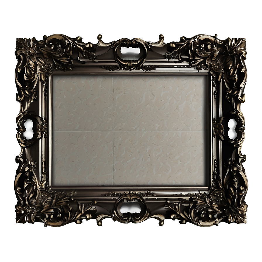 Baroque Style Picture Frame PNG krp PNG image with a transparent background, free high-resolution download