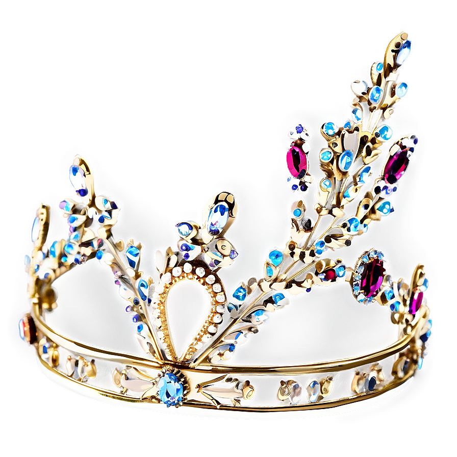 Baroque Tiara Png 05252024