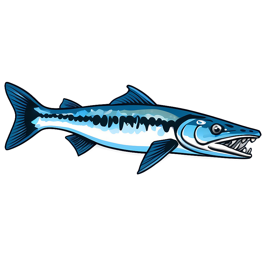 Barracuda In Water Png Mwb