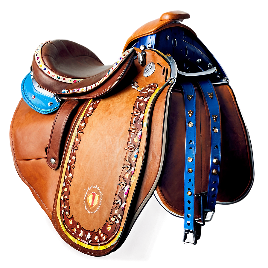 Barrel Racing Saddle Png 14