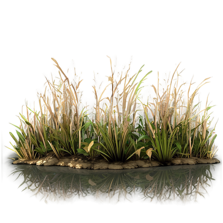 Barren Field Grass Png Hgj