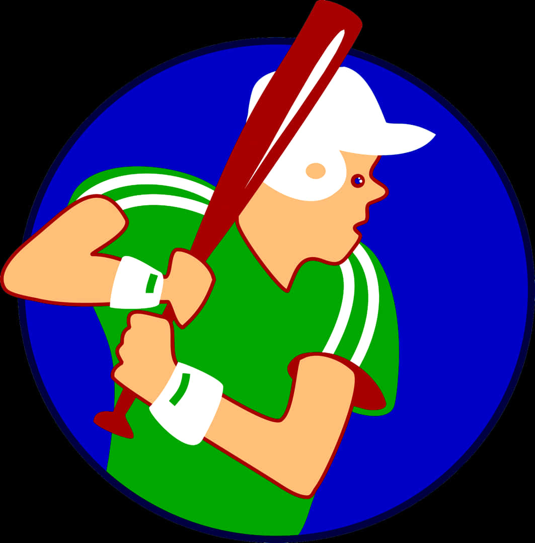 Baseball Batter Icon PNG with transparent background