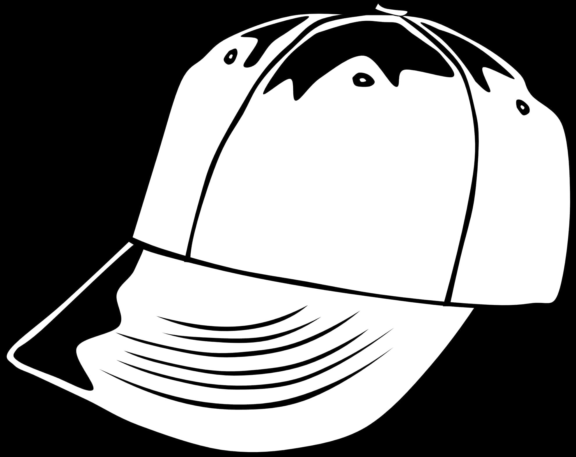 Baseball Cap Vector Illustration PNG with transparent background